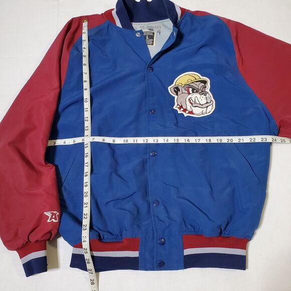 Mahoning Valley Scrapper Baseball AIS Jacket L Pro Worn Vintage MILB MLB US Made - Picture 8 of 10